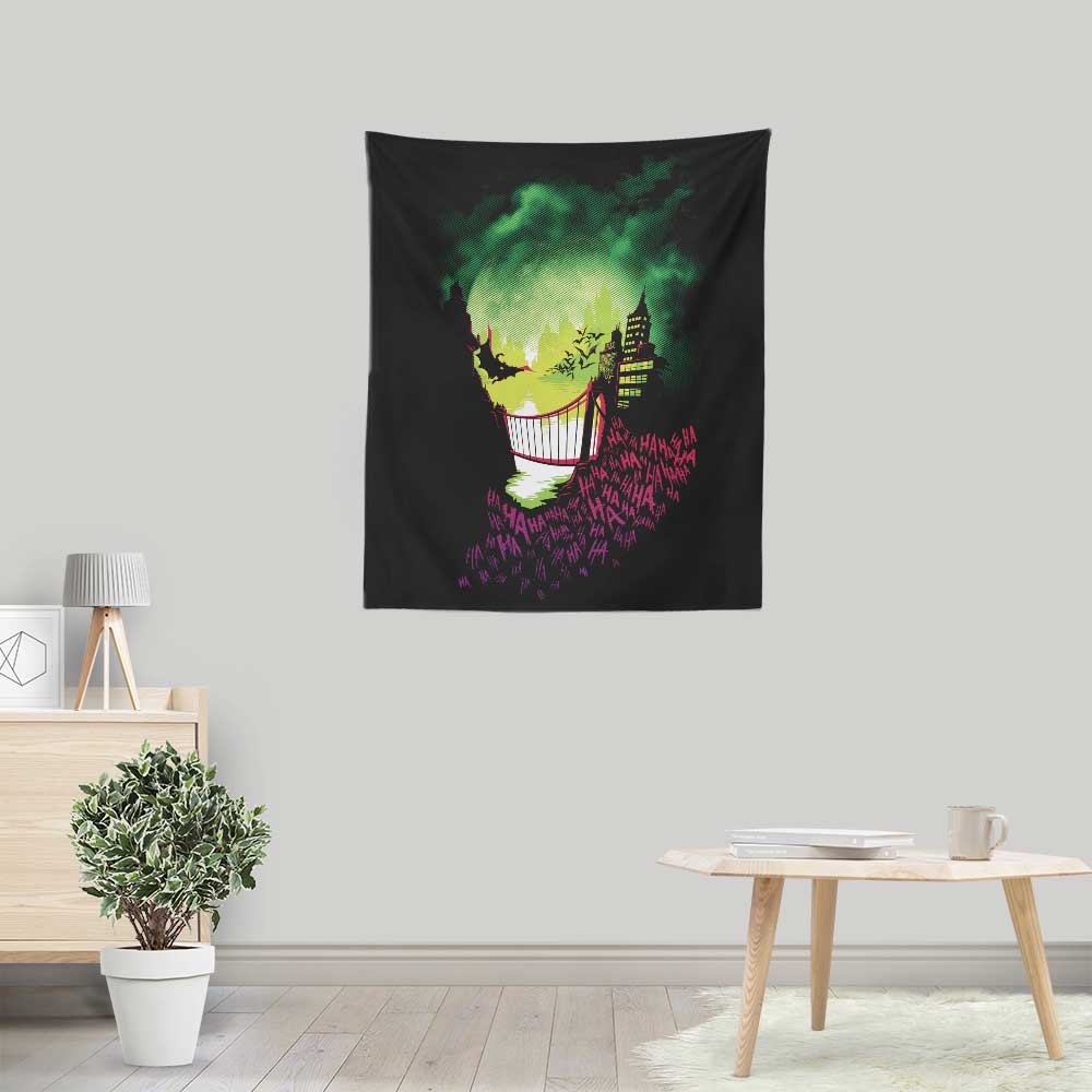 City of Smiles - Wall Tapestry