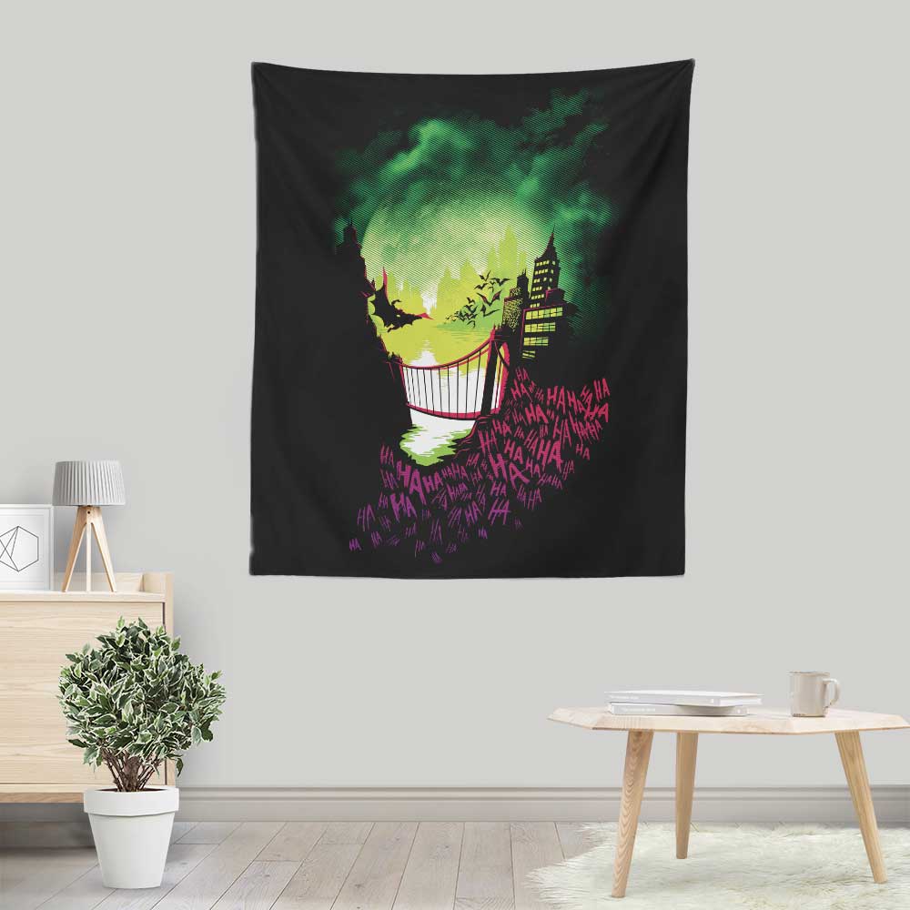 City of Smiles - Wall Tapestry