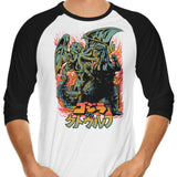 Clash of Gods - 3/4 Sleeve Raglan T-Shirt