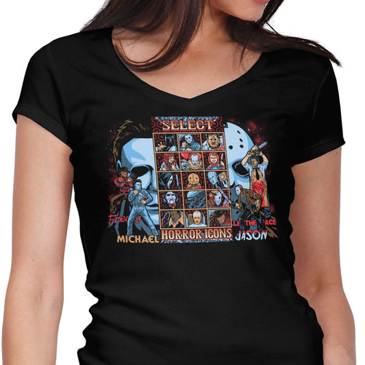 Clash of Horror - Women's V-Neck