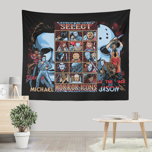 Clash of Horror - Wall Tapestry