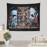 Clash of Horror - Wall Tapestry