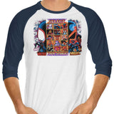 Clash of Spiders - 3/4 Sleeve Raglan T-Shirt