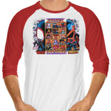 Clash of Spiders - 3/4 Sleeve Raglan T-Shirt