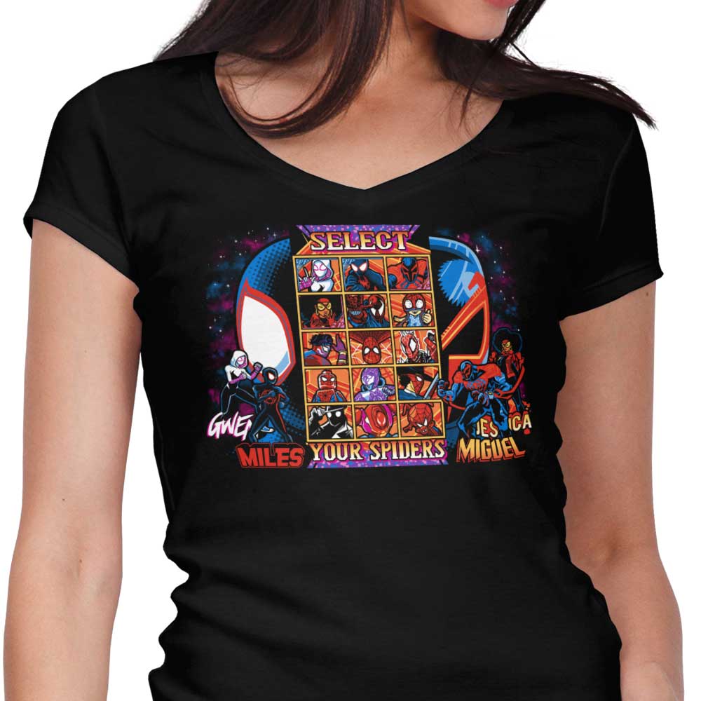 Clash of Spiders - Women's V-Neck