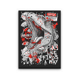 Clever Dino - Canvas Print
