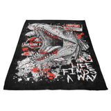 Clever Dino - Fleece Blanket