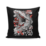 Clever Dino - Throw Pillow