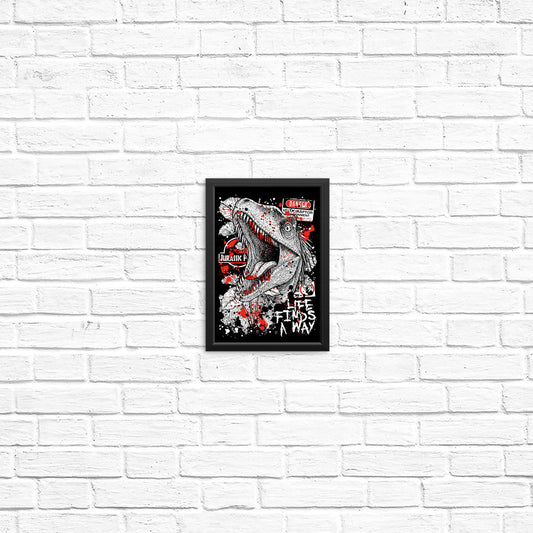 Clever Dino - Posters & Prints