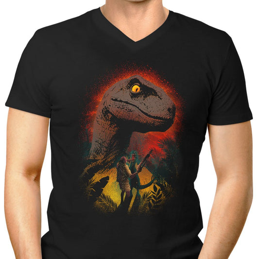 Clever Silhouette - Men's V-Neck
