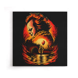 Clown Beneath the Moon - Canvas Print