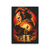 Clown Beneath the Moon - Canvas Print