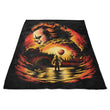Clown Beneath the Moon - Fleece Blanket