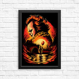 Clown Beneath the Moon - Posters & Prints