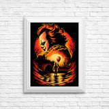 Clown Beneath the Moon - Posters & Prints