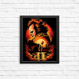 Clown Beneath the Moon - Posters & Prints