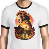 Clown Beneath the Moon - Ringer T-Shirt