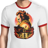 Clown Beneath the Moon - Ringer T-Shirt