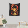 Clown Beneath the Moon - Wall Tapestry
