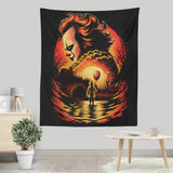 Clown Beneath the Moon - Wall Tapestry