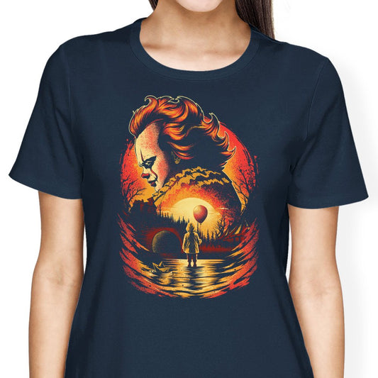 Clown Beneath the Moon - Women's Apparel