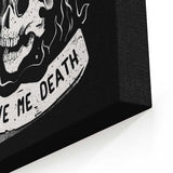 Coffee or Death - Canvas Print