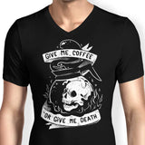 Coffee or Death - Men's V-Neck