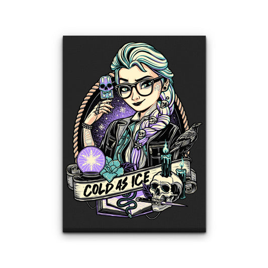 Cold as Ice - Canvas Print