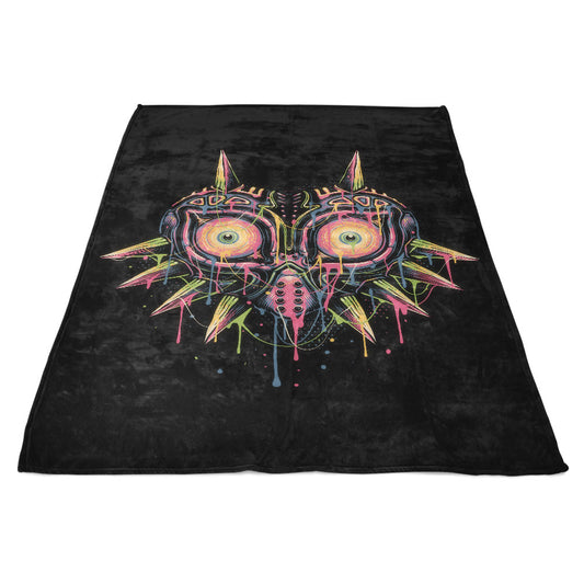 Colorful Mask - Fleece Blanket