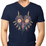 Colorful Mask - Men's V-Neck