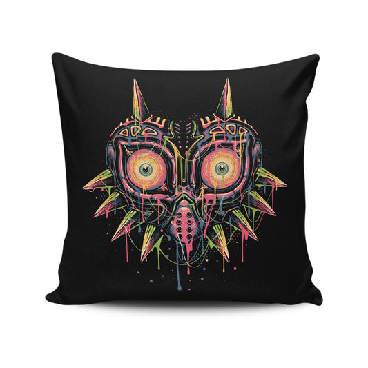 Colorful Mask - Throw Pillow