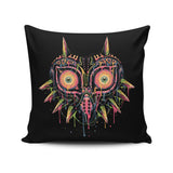 Colorful Mask - Throw Pillow