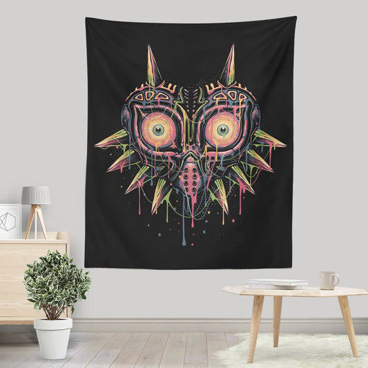 Colorful Mask - Wall Tapestry