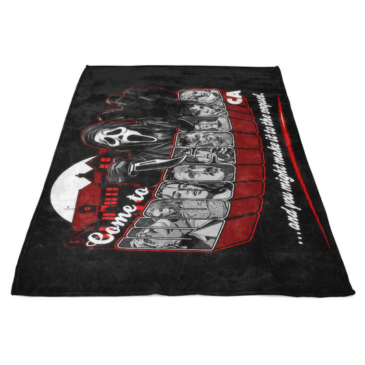 Come to Woodsboro - Fleece Blanket