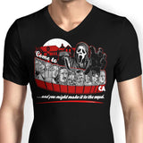 Come to Woodsboro - Men's V-Neck