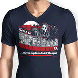 Come to Woodsboro - Men's V-Neck