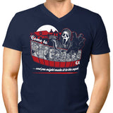 Come to Woodsboro - Men's V-Neck