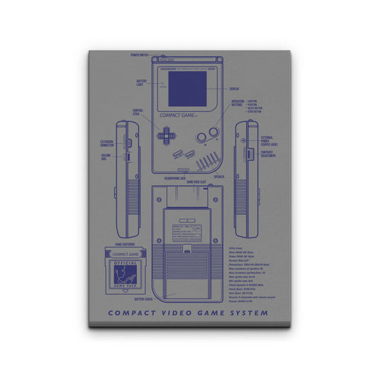 Compact Gaming - Canvas Print
