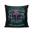 Conqueror Gym - Throw Pillow