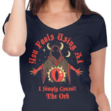 Consult the Orb - Women's V-Neck
