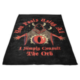 Consult the Orb - Fleece Blanket