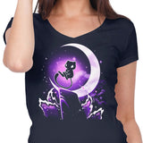 Cosmic Moon - Women's V-Neck