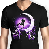 Cosmic Moon - Men's V-Neck
