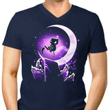 Cosmic Moon - Men's V-Neck
