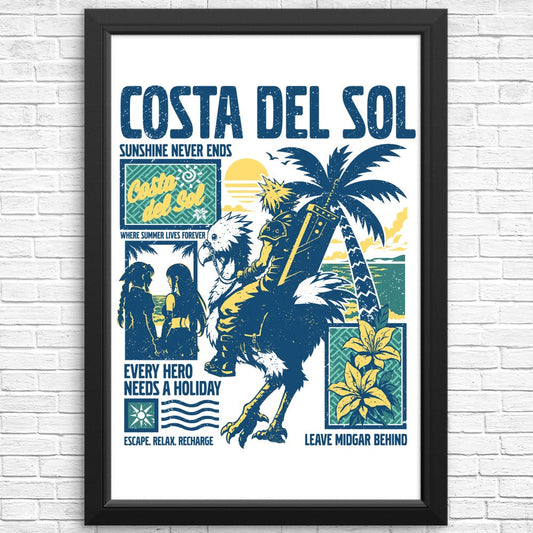 Costa Del Sol - Posters & Prints