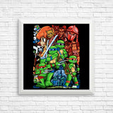 Cowabunga Pilgrim - Posters & Prints