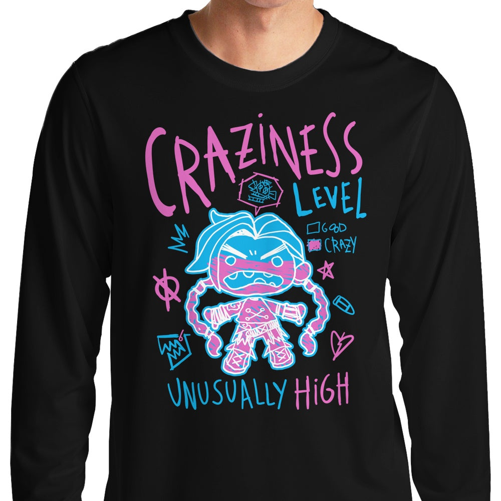 Craziness Level - Long Sleeve T-Shirt