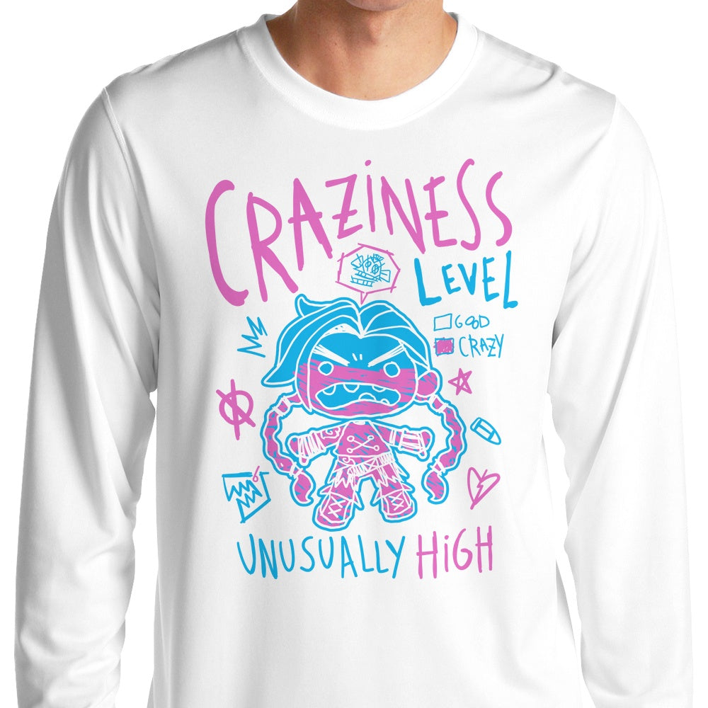 Craziness Level - Long Sleeve T-Shirt