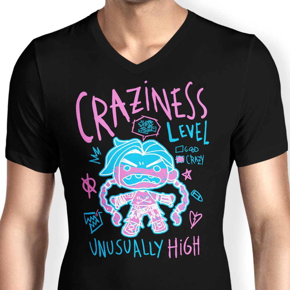 Craziness Level - Men's V-Neck