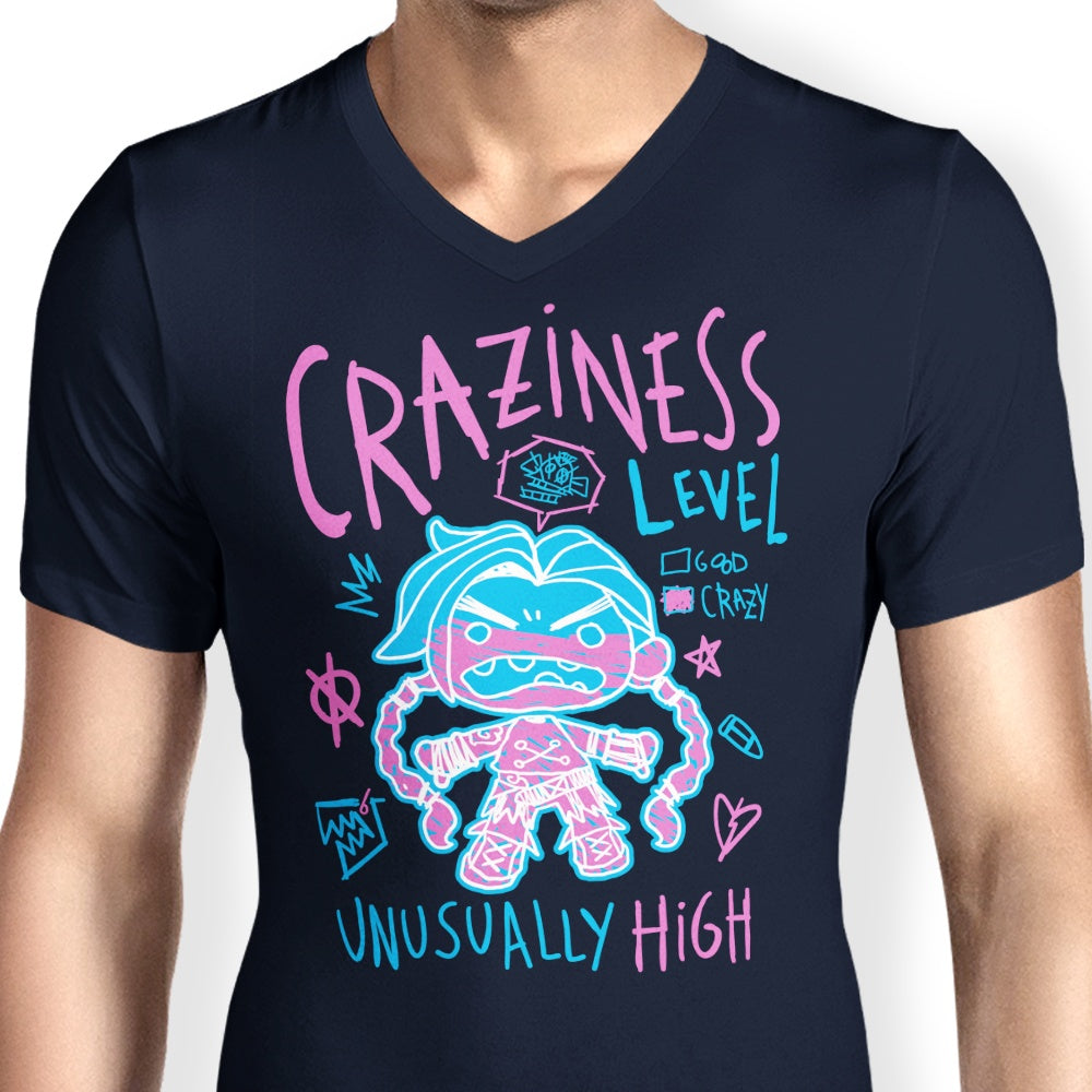 Craziness Level - Men's V-Neck